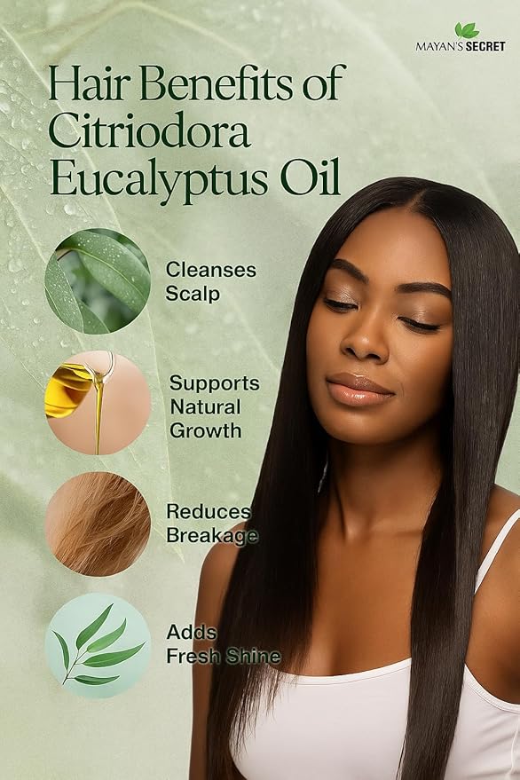 Pure Carrier and Essential Oils for Skin Care, Hair, Body Moisturizer for Face-Anti Aging Skin Care (Citriodora Eucalyptus Oil, 4oz)