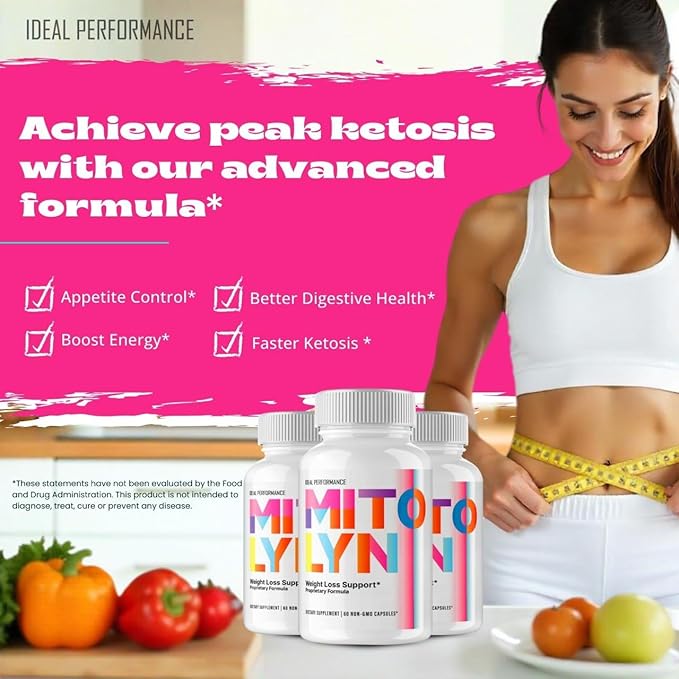Mitolyn Weight Loss Pills, Mitolyn Reviews Advanced Formula - Mitolyn Capsules Dietary Supplement for Maximum Strength, All Natural Keto Pills, Mitolyn Capsules, Mito lyn Pills Reviews (5 Pack)