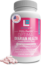 Optimal Ovarian Health | Myo-Inositol + D-Chiro & PQQ | Fertility, Hormonal & Ovarian Support | PCOS Ideal 40:1 Ratio | Vitamin B8 Inositol Supplement for Women | Non- GMO | 120 Capsules