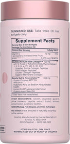 NeoCell Hair Skin and Nails Vitamins with Collagen | 150 Softgels | Advanced Bio-Peptides with Keratin & Hyaluronic Acid | Beauty Complex Supplement