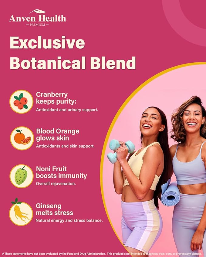 Probiotics and Prebiotics for Women pH Balance & Digestion - 60 Billion Vaginal Probiotic with Cranberry & D-Mannose for Gut, Urinary, Immune Health, Vegan & Non-GMO | 180 Capsules