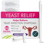 Yeast Infection Treatment for Women | Boric Acid Suppositories For Women | Helps Relieve Itching & Irritation | Vaginal Aid for Inflammation, Dryness & Watery Discharge | 12 Vaginal Suppositories