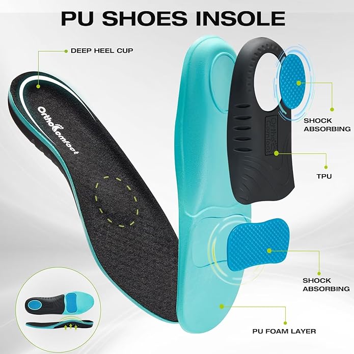 OrthoComfoot Women's Arch Support Orthopedic Sneakers
