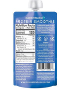 Designer Wellness Protein Smoothie, Real Fruit, 12g Protein, Low Carb, Zero Added Sugar, Gluten-Free, Non-GMO, No Artificial Colors or Flavors, Blueberry Vanilla, 12 Count