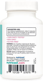 Nutricost Vaginal Probiotic for Women (10 Billion CFU) 60 Capsules - GMO-Free, Gluten-Free, 30 Servings