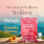 Shilajit Gummies for Women with Manuka Honey Supplement - Pure Himalayan Haramony | Rich in Fulvic Acid & Antioxidants for Energy | Vegan & All Natural | Made in USA | 60 Count
