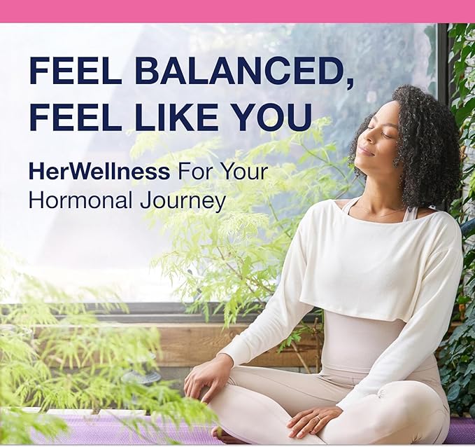 Metagenics HerWellness Estrovera - Hormone-Free Plant-Based Supplement - Supports Menopause & Perimenopause Relief - Hot Flashes, Night Sweats, Multi-Symptom Support - Vegetarian, Non-GMO - 30 Tablets