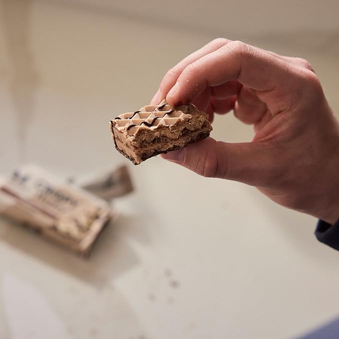 Myprotein Crispy Protein Wafers | 15g Protein | Box of 10 | Chocolate | High Protein Snack Bar | Milk & Whey Isolate | Low Sugar