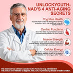 NAD Supplement 1200mg Synergistic Blend with Nicotinamide Riboside, PQQ & Resveratrol - Premium Anti-Aging Supplement for Cellular Energy, Mental Clarity and Longevity (30 Packets)1