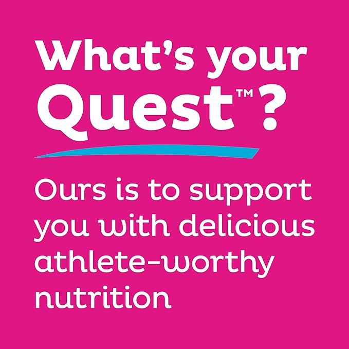 Quest Nutrition Birthday Cake Protein Bars, 20g Protein, 1g Sugar, 4g Net Carbs, Gluten Free, Keto Friendly, 12 Count