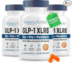 GLP-1 XLR8 Supplement for Weight Loss, Digestion, Constipation, Bloating Relief with Akkermansia 2.6 Billion AFU Live Prebiotic Probiotic Postbiotic Gut Health + Berberine for Women Men 180 Capsules