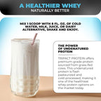 Nutrology TRIPACT Protein Powder - 7-in-1 Meal Replacement Shake with Grass Fed Whey Protein Powder, Pea, Rice, Greens for Muscle Recovery & Immunity, Vanilla Latte & Cinnamon Flavor, 20 Servings