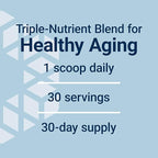 Life Extension Healthy Aging Powder, Healthy Aging Supplement, Heart Health, Brain Health, Exercise Performance, Taurine, Lithium, spermidine, Powder Blend, Non-GMO, Vegetarian, 30 Servings