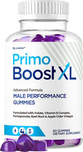 Primo Boost XL Gummies - Official PrimoBoost XL Advanced Premium Supplement for Men Support - Maximum Strength, Natural Primo BoostXL for Overall Health & Wellness, 60 Gummies for 1 Month
