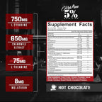 5% Nutrition Rich Piana Knocked Out Natural Sleep Aid | Post-Workout Recovery & Deep Sleep Supplement | GABA, Melatonin, Chamomile, Tyrosine, 5-HTP, & More | 8.4 oz, 30 Servings (Hot Chocolate)