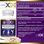 Genex Formulas Trans Resveratrol 1000mg Serving 99% Pure Micronized Pharmaceutical Grade Trans-Resveratrol + Bioperine Extract mad in a GMP & NSF Certified Facility (4X 250mg Cpasules 120ct)