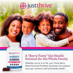 Just Thrive Probiotic Gummies - Kids, Men, and Womens Probiotic - for Digestive and Overall Health, 90 Count