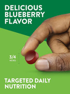 Nature's Truth Multivitamin for Men Gummies | 70 Count | Blueberry Flavor | with B12, D3 & Zinc | Vegetarian, Non-GMO and Gluten Free Supplement