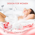 Yoni Soap Bars & Natural Yoni Oil Set, Natural Vaginal Wash for Women Feminine Wash Vaginial Deodorants pH Balance, Eliminates Odor, Feminine Oil 30ml/1 oz, 2 Pcs Vaginal Care Soap (2pcs strawberry)