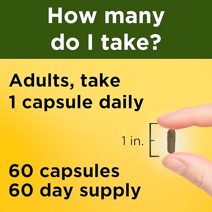 Nature Made Ashwagandha Capsules 125mg for Stress Support, Ashwagandha Supplements, 60 Capsules, 60 Day Supply