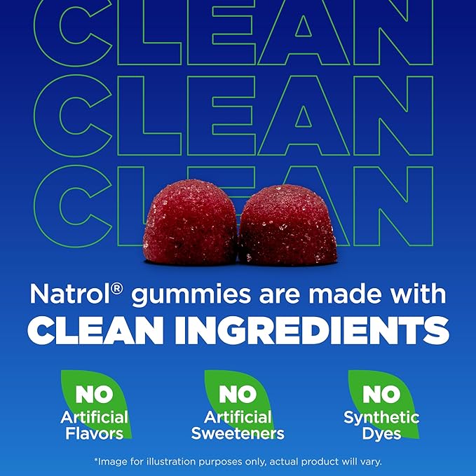 Natrol Magnesium Citrate, High Absorption Magnesium Supplement for Mood and Stress, Helps Calm The Mind and Relax The Body, 60 Raspberry-Flavored Gummies, Up to a 30 Day Supply
