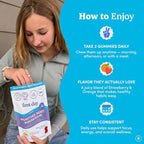First Day Teens’ Nighttime Reset Calming Magnesium Gummies – Sleep Aid Supports Peaceful Rest, Balanced Mood & Energy – Supplement with Magnesium Citrate, Affron & No Melatonin – 60-Day Supply