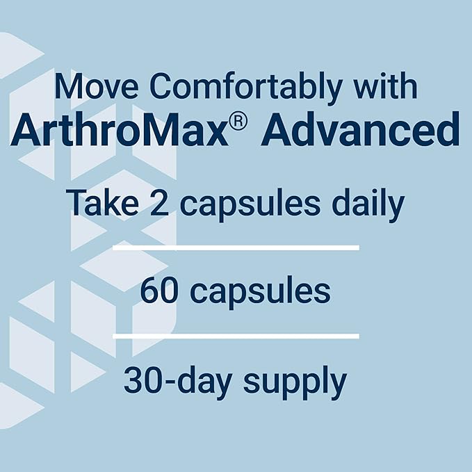 Life Extension ArthroMax® Advanced NT2 Collagen™ & AprèsFlex®, glucosamine sulfate, Boswellia (Indian Frankincense), Joint Health, Mobility, Gluten-Free, Non-GMO, 60 Capsules