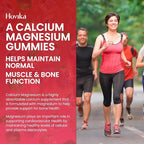 Calcium Magnesium Zinc Gummies with Potassium Vitamin C, B6, D3, K2 - Calcium for Women & Men - Calcium Magnesium Zinc Multi Vitamin Supplement for Bones, Muscles, Teeth, Calm Mood & Immunity - 60 Cts
