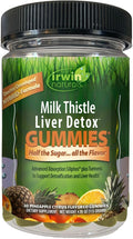 Irwin Naturals Gummies Milk Thistle Liver Detox v2, Daily Liver Health & Gentle Detox Support, Vegan, 30 Gummies