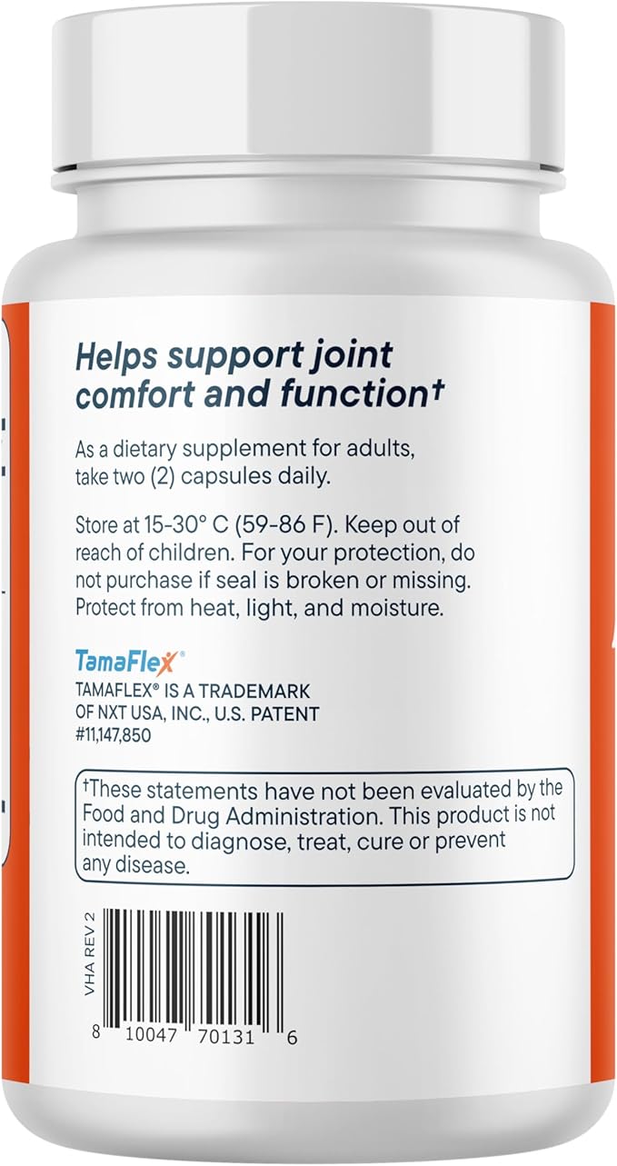 Santo Remedio Articulaciones Joint Health Support Supplement, Promotes Joint Comfort, Mobility & Function, Clinically Proven TamaFlex™ Formula, 60 Capsules per Jar (30 Servings), Pack of 3