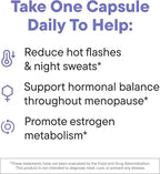 Daily Nouri Menopause Probiotics for Women | Hormonal Balance, Hot Flashes, Night Sweats & Gut Health | 3 Clinically Studied Strains + Resveratrol & Omega | 60-Day Supply