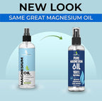 Pure Magnesium Oil Spray 12oz - Topical Magnesium Spray for Sleep & Feet - Extra Strength - USP Grade - 100% Natural and Organic Oil for Muscle Pain & Cramps - Less Sting - Less Itch - Made in USA