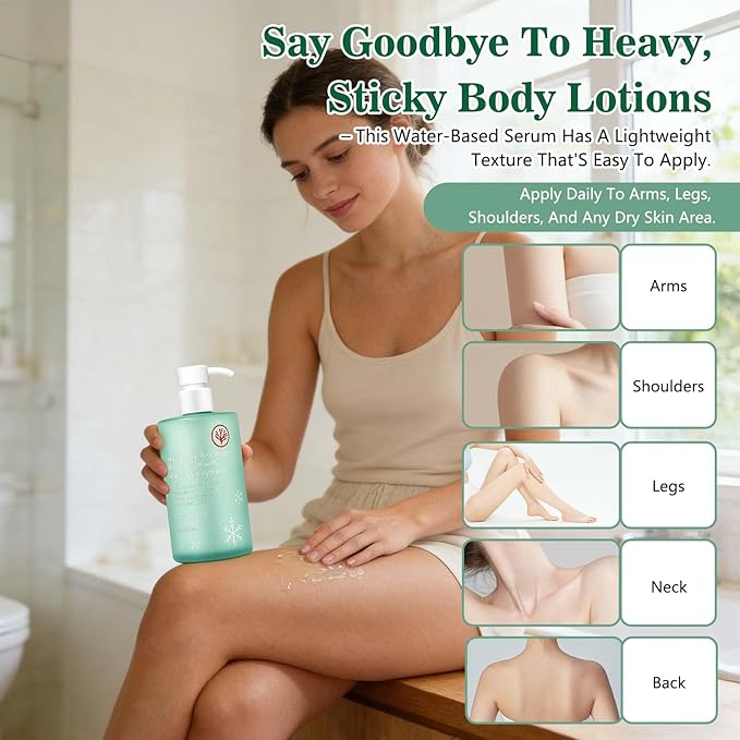 Ha Hyaluronic Acid Body Serum,Body Hydrator Hyaluronic Acid Body Serum, Fast-Absorbing Body Care for Deep Hydration & Smooth Skin, Non-Greasy Formula (300ml)