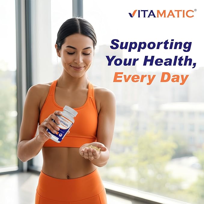 Vitamatic Cortisol Health Support - 90 Veggie Capsules - Made with Adaptogenic Blend with Ashwagandha, Rhodiola, Magnolia, L-Theanine, Phosphatidylserine (Pack of 2)