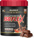 ALLMAX ISOFLEX Pure Whey Isolate Protein Powder - Gluten Free, Low Lactose, Sugar-Free - High-Protein, Clean, Keto-Friendly for Pre Post Workout Supplement for Women and Men | Chocolate, 1lb