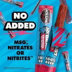 Jack Link’s x MrBeast Beef Sticks, Original Mini Beef Sticks, As Seen on Beast Games, 5g Protein, Made with 100% Real Beef, Pantry-Ready Snacks, 12 Count