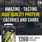 Forzagen Lean Gainer Premium Mass Builder | Mass Gainer Protein Powder for Men & Women | High Calorie Protein, Weight Gain, Bulk, Muscle Building Supplement | Vanilla, 8 lbs. (11 Servings)
