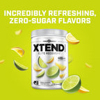 Xtend Original BCAA Powder, 7g BCAAs and 2.5g L-Glutamine for Muscle Recovery Hydration and Lean Muscle, Sugar Free Intra and Post Workout Drink with Electrolytes, Lemon Lime Squeeze, 30 Servings