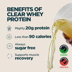 Myprotein Clear Whey Isolate Protein Powder, 20 Servings (1.1lbs) Orange Cream, 20g Protein per Serving, Naturally Flavored Drink Mix, Daily Protein Intake for Superior Performance
