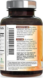 Turmeric Curcumin Supplement - 95% Curcuminoids with Organic Turmeric & Ginger, BioPerine Black Pepper Extract for Best Absorption, Natural Vegan Joint Support, Non-GMO, Bottled in USA - 120 Capsules