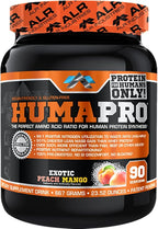 HumaPro Essential Amino Acid Formula | EAA Protein Supplement | Supports Muscle Recovery & Performance | Vegan, Gluten Free | | 90 Servings (Exotic Peach Mango)