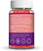 Potassium Gummies,Chewable Potassium Supplement 1000mg for Adults, Support Leg Cramps & Muscle Health for Women & Men - Sugar-Free,Vegan,60 Count