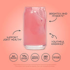 Clean Simple Eats Collagen Powder + Beauty Blend, Ruby Red Raspberry, Hydrolyzed Collagen Peptides from Grass Fed Bovine & Chicken, Hyaluronic Acid for Hair, Skin, Nail & Joint Support, 30 Servings