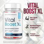 (2 Pack) Vital Boost XL Gummies, Official VitalBoost X L Gummys for Men with All Natural Ingredients, Vital Boost XL Advanced for Wellness Support with Premium Active Lifestyle Vitamins (120 Gummies)