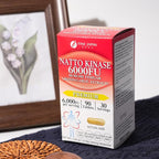 FINE JAPAN Nattokinase 6000FU – Japanese Fermented Natto Enzyme Supplement with Garlic and Vinegar/90 Capsules/Made in Japan (270 Capsules (3 Bottles))