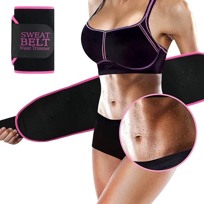 Lisacool Waist Trainer for Women,Waist Sweat Band for Women,Belt for Weight Loss, Belly Band,Stomach Wrap Lumbar Support
