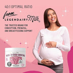 Legendairy Milk Myo-Inositol & D-Chiro Inositol Supplement for Women, 40:1 Ratio, PCOS & Fertility Support, Hormone Balance, Sugar Free Vegan Chewable Tablets, Cherry Flavor, 30 Day Supply