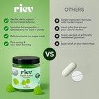 riev Cycle Calm Gummies – Berry Herbal Flavor – Sugar-Free – Hormonal Balance & Mood Support for Women – Supports Focus & Emotional Wellness – Vegan, Non-GMO – 30 Gummies