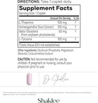 Shaklee - Stress Relief Complex - Calming Blend of L-theanine, Ashwagandha, Beta-sitosterol, and L-tyrosine - Promotes Relaxation without Drowsiness - 1 Caplet Daily - Adults Supplement - 30 Caplets