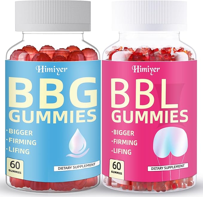 Himiyer BBG & BBL Gummies Combo – Daily Herbal Nutrition Support Gummies for Women, 60 Gummies Each, Dietary Supplement